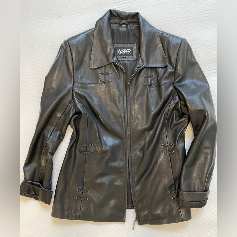 VINTAGE KASPER LEATHER JACKET